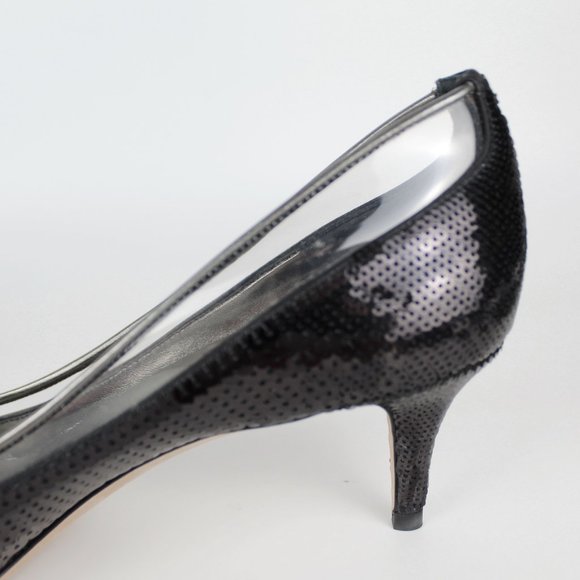NEW VALENTINO GARAVANI Runway Sequin Dollybow Pumps - Picture 14 of 16